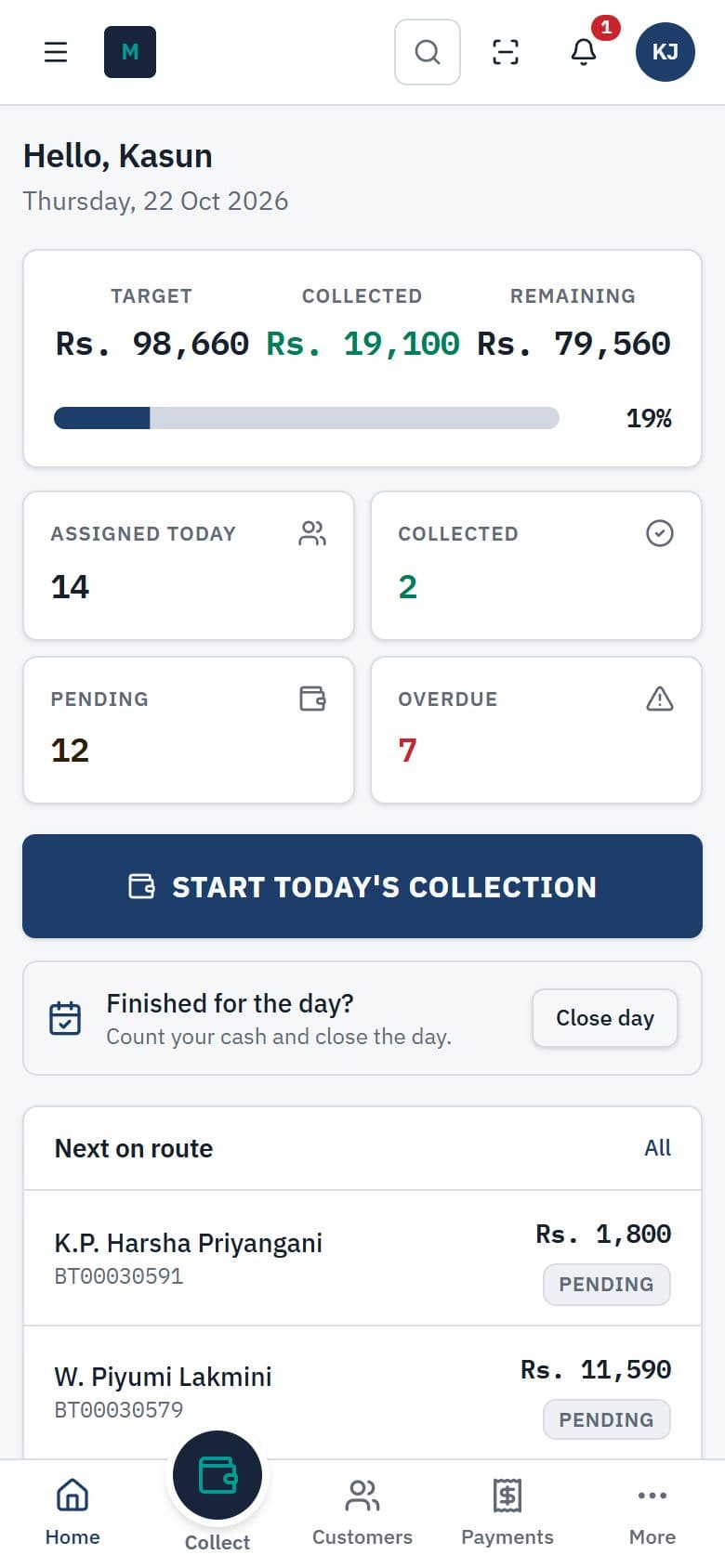 Mandakini Connect on mobile